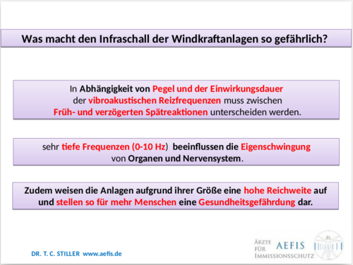 Vortrag Dr. Stiller - Infraschall von Windrädern