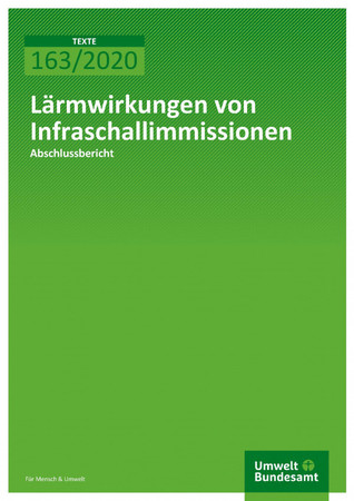 Neue Studie des UBA zur Lärmwirkung von Infraschallimmissionen